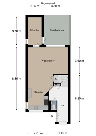 Floorplan - Groenzandweg 33, 6291 VG Vaals